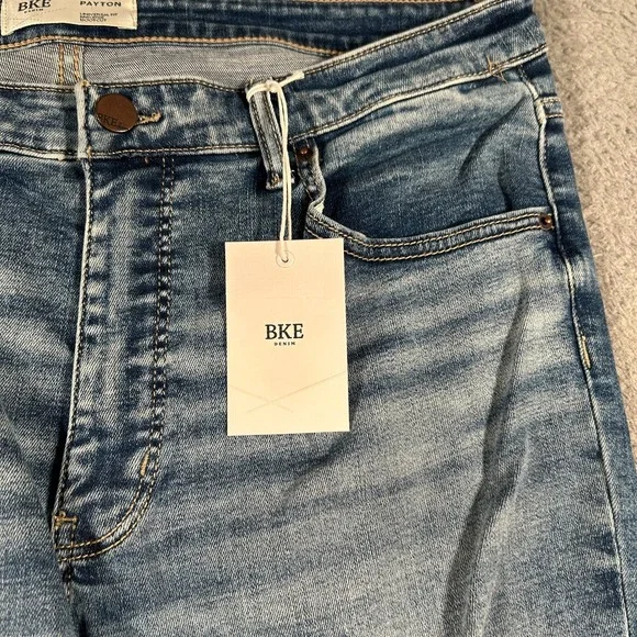 BKE Buckle Payton Jeans Womens 32s 32x30 Mid Rise Bootcut Universal Fit NWT - Picture 4 of 10